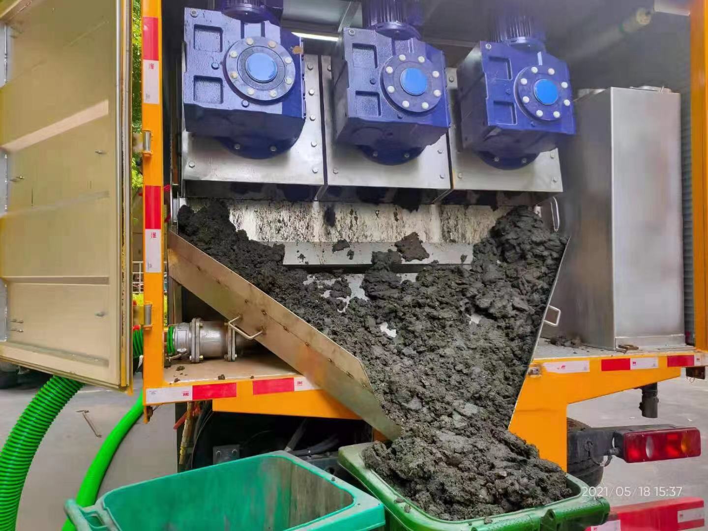 府谷化粪池清掏城市维护站-泥浆净化干湿分离处理
